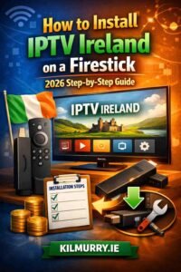Setting up IPTV Ireland on an Amazon Firestick connected to a TV