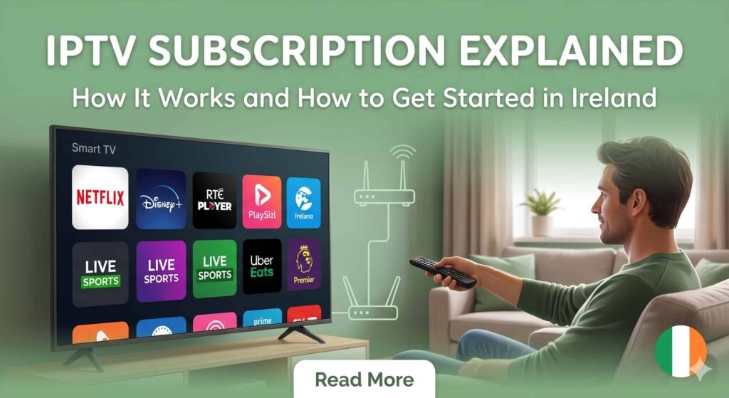 Setting up an IPTV subscription to stream Irish TV and sport in 4K on a Smart TV