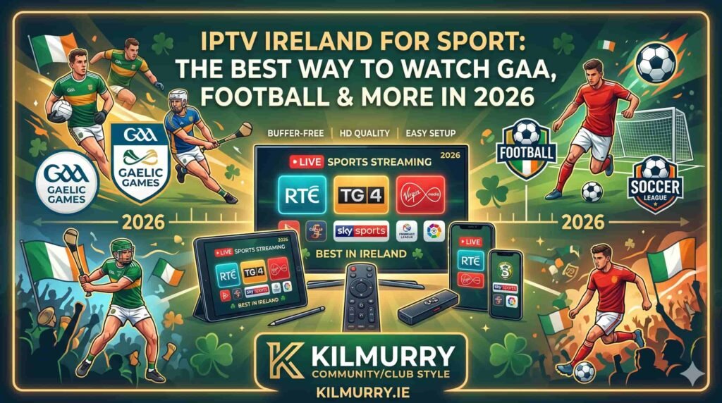 Watching live GAA and Premier League sport with IPTV Ireland in 4K on a Smart TV