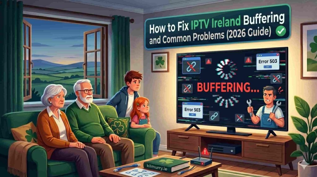 Comparing IPTV Ireland with Sky and Virgin Media on a Smart TV at home