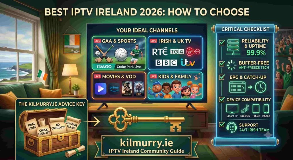 Choosing the best IPTV Ireland service to watch GAA and Irish TV in 4K